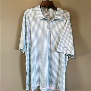 Cutter & Buck CB Dry Tec  Men's Blu green Shirt Vasari country club